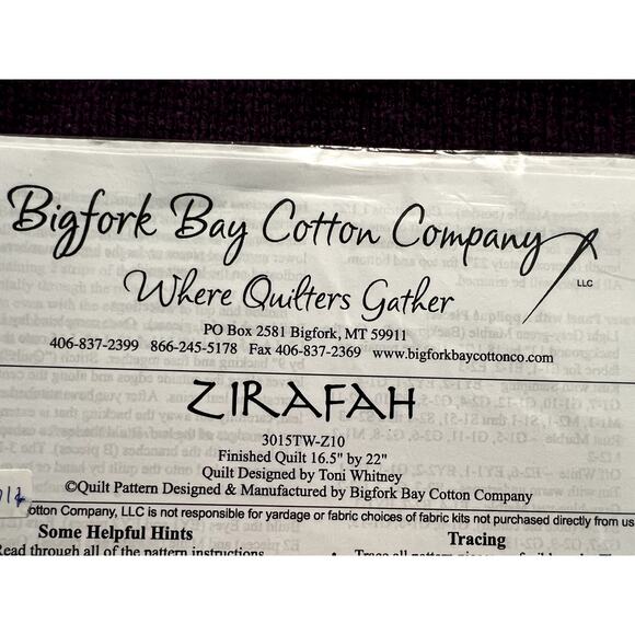 quilt pattern zirafah giraff quilt 16.5" x 22" - Picture 4 of 6